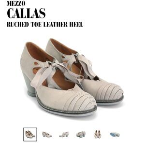 John Fluevog Mezzo Callas 7 grey EUC